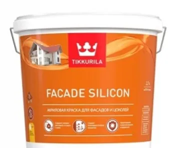 Краска Tikkurila фасадная Facade Silicon VVA глубокоматовая 2,7Л