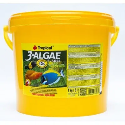 Корм для аквариумных рыб 3-algae flakes