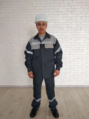 Летний строительный костюм (серый)