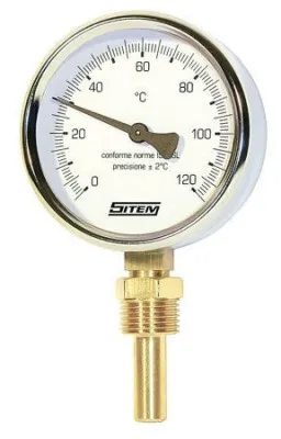 Термометр вертикальный D80 50 mm