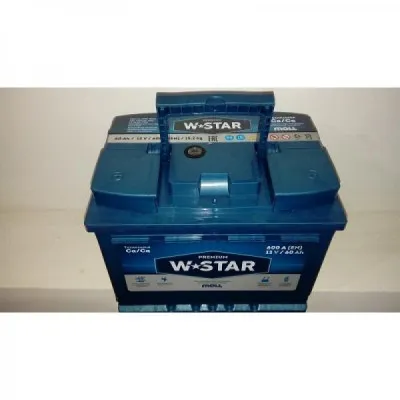 Аккумулятор 6СТ «W-STAR» АПЗ 55 (А/ч)