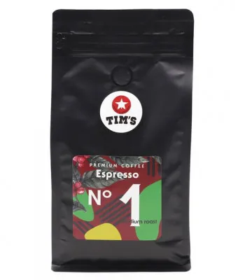 Кофе натуральный в зернах Espresso #1,500 гр