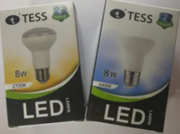 Лампа светодиодная R63 8 Вт "TESS" E27  6400K