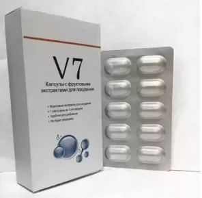 Таблетки для похудения v7 (30 шт.)