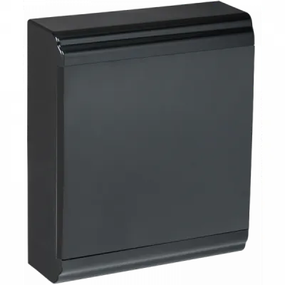 Корпус модульный пластик навеской ЩРН-П-24 черный черная дверь IP41 IEK