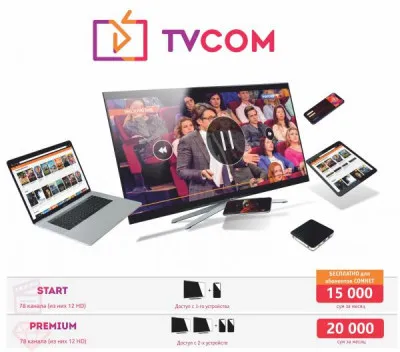 Интерактивное ТВ, IPTV от TVCOM