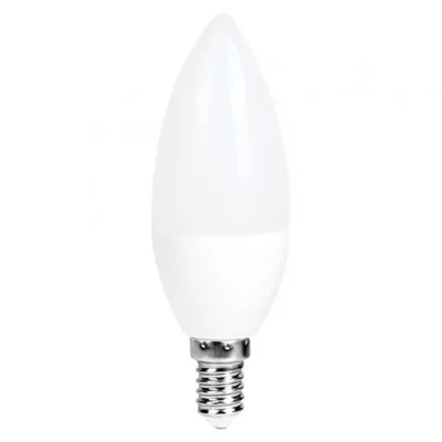 Лампа LED C37 6W NEW 520LM E27 3000K 175-265V (ECOL)