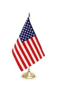 Флаг США настольный б/подст.