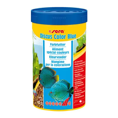 Корм для аквариумных рыб discus color blue 250мл