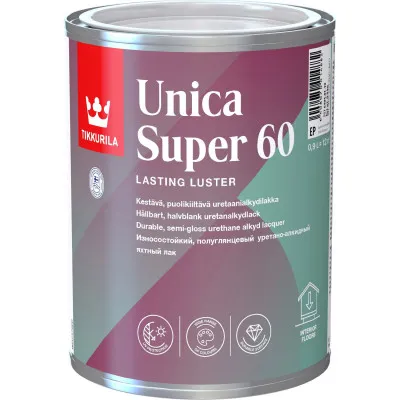UNICA SUPER EP Tikkurila лак полуглянцевый 0,9 Л
