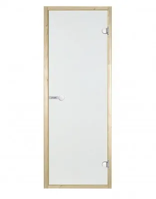 Двери стеклянные HARVIA 7/19 коробка сосна, прозрачная D71904М