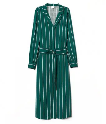 Платье H&M (зеленое в полоску)