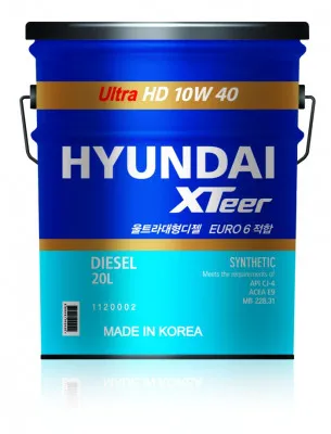 Моторное масло Hyundai Xteer HD Ultra Protection 10W-40