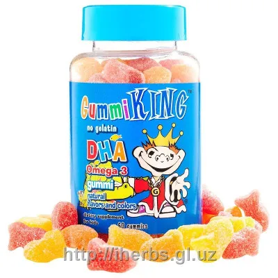 Gummi King, ДГК Омега-3, жевательные конфеты