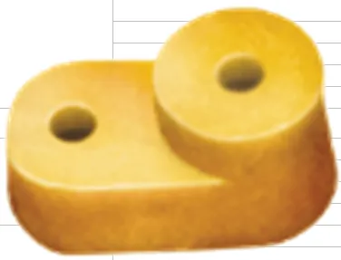 Угловой изолятор для  "О" шины желтый (200 штук)