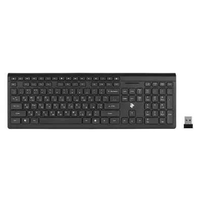 Клавиатура проводная KS210 Slim WL Black 2E-KS210WB