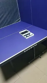 Стол для настольного тенниса комплектуется с сеткой