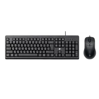 Комплект клавиатура+мышь MK401 USB Black 2E-MK401UB