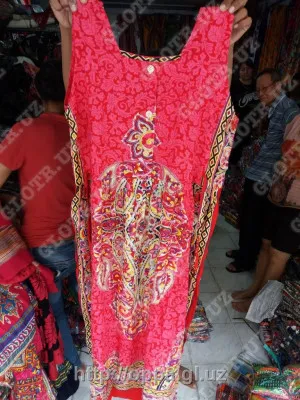 Штапельная платья №124. производство Индонезия