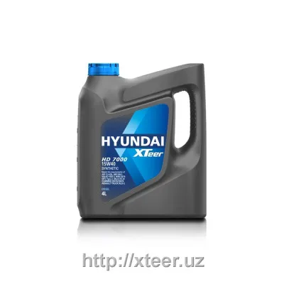 Моторное масло Hyundai X-Teer HD 7000 15W-40 Synthetic 4L