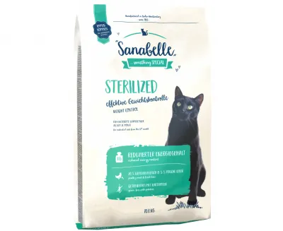 Sanabelle sterilized корм для стерилизованных кошек и кастрированных котов 0.5кг(развеc)#017602