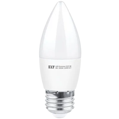 Светодиодная лампа LED Econom C37-M 6W E27 4000K ELT