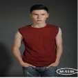 Мужская футболка без рукавов, модель M5136