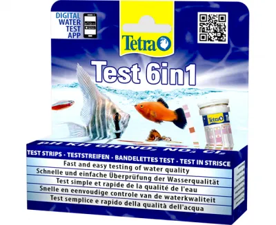 Тест для воды tetra 6 in 1 test 25 шт