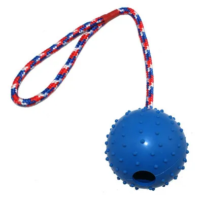 Игрушка для собак мяч на веревке
