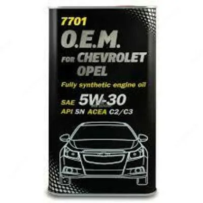 Моторное масло Mannol_O.E.M. for Chevrolet Opel 5W-30 (Metal)_18л
