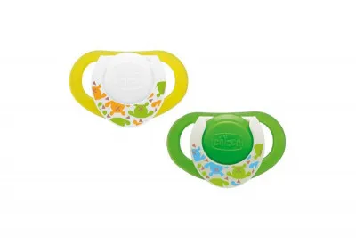 Пустышка SOOTHER PHCOMPACT LUMI SIL 6-12M2PCSB CH211