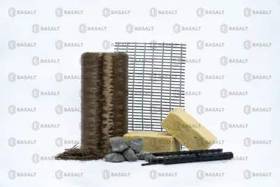 Базальтовый трощенный ровинг (из базальтового непрерывного волокна) плотность 2400