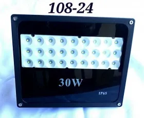 108-24. Прожектор 30W. IP65. Мелкий диод.