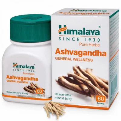 Тоник для мужского здоровья Ашвагандха, Гималаи (Ashwagandha, Himalaya), 60 таблеток
