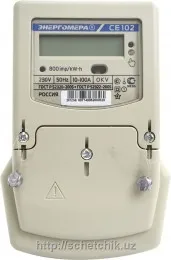 Энергомера CE-102 AKV 5-60A Счетчик электроэнергии однофазный