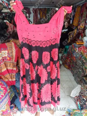 Штапельная платья №122. производство Индонезия