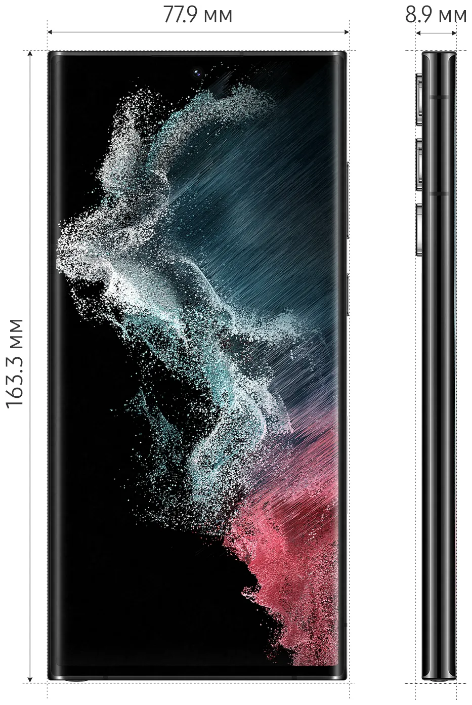 Samsung Galaxy S22 Ultra (SM-S9080) 12/512 GB, qora fantom#12