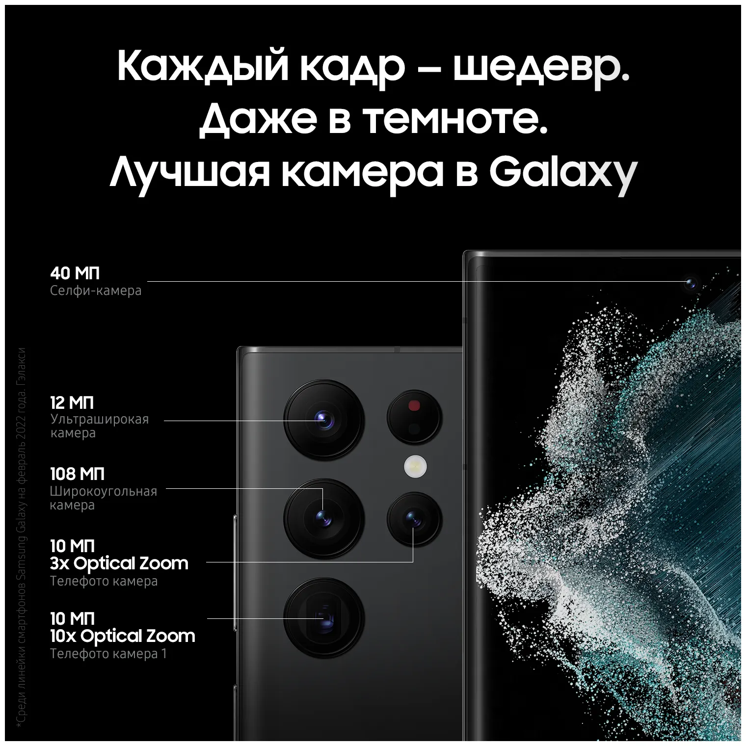 Samsung Galaxy S22 Ultra (SM-S908B) 12/256 ГБ RU, черный фантом#25